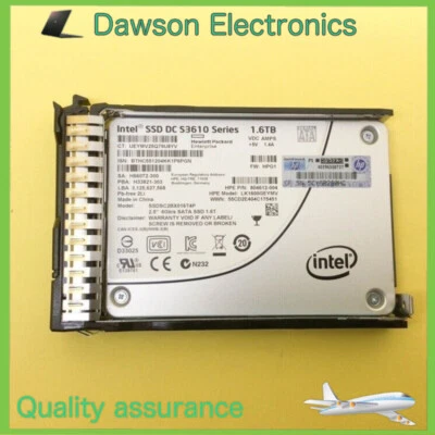 NEW HPE 2.5" 1.6TB SATA 6G G8 G9 Gen10 Server SSD Replace 869386-B21 869581-001 - Image 1 of 3