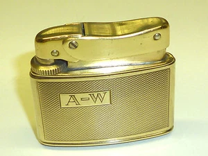 MYLFLAM "1000 ZÜNDER" STANDARD LIGHTER WW. 8 KARAT/333 GOLD CASE- 1953 - GERMANY - Bild 1 von 1