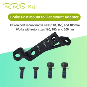 Adaptador de freno de disco para bicicleta +20 mm 140 a 160 160 a 180 mm poste de bicicleta para montaje plano - Imagen 1 de 10