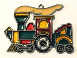 Vintage TRAIN Sun Catcher 4 1/2" Across - Picture 1 of 3