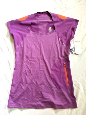 Новый с Ярлыками Merrell женщин Sz маленький спортивная рубашка верхний активный Capra рюкзак верхний фиолетовый - Изображение 1 из 4