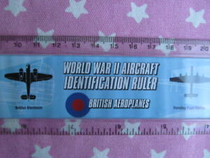 WestAir World War II Aircraft Identification Ruler - 30cm WW2
