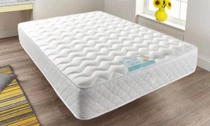 Memory Foam Matress Luxury Sprung Mattress 3ft Single 4ft6 Double 5ft King 6ft!! - Picture 1 of 4