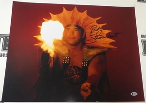 Ricky Steamboat Signed WWE 16x20 Photo BAS COA WCW NWA MACW JCP GCW Picture Auto - Picture 1 of 24