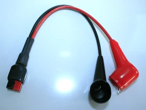 RED/BLACK ANDERSON CONNECTOR GOLF BATTERY LEAD - 250mm LONG - Picture 1 of 1