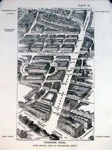 From Marble Arch to Westbourne Grove, London in 1887, Herbert Fry  - Picture 1 of 1