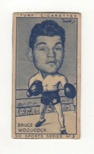 Sports 1949 Cigarette Card - Boxing, Bruce Woodcock - Picture 1 of 1