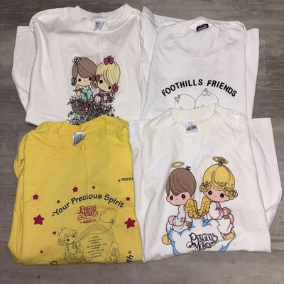 Lote de camisetas vintage Precious Moments puntada única talla grande Foto 1 de 4
