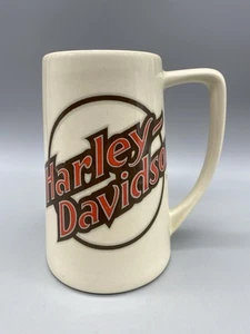 "Taza Harley Davidson vintage 1984 - Coffee Tea 6"" retro blanca" - Imagen 1 de 8