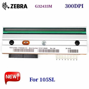 Print Head Compatible For Zebra 105SL Label Printer 300dpi G32433M - Afbeelding 1 van 4