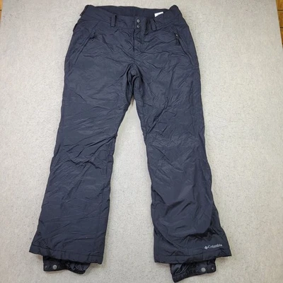 Columbia Men’s Black Ski Snow Pants Waterproof Nylon Outdoor Winter Size Large - Image 1 of 4