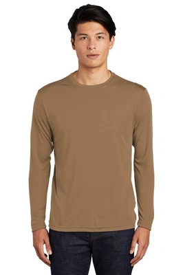 Sport-Tek Mens Long Sleeve Moisture Wicking Dri-Fit Competitor T-Shirt ST350LS - Image 1 of 3