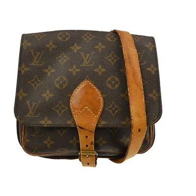 LOUIS VUITTON CARTOUCHIERE MM SHOULDER BAG MONOGRAM M51253 SL0950 YQ00594 - Image 1 of 4