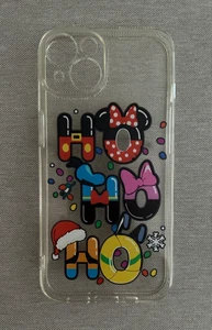 Weihnachten HO HO transparente Mickey Mouse Handyhülle für iPhone 14 - Bild 1 von 2