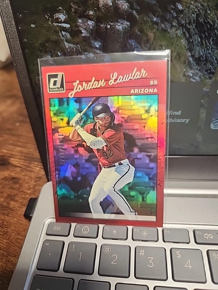 2023 Panini Donruss - Retro 1990 Jordan Lawlar #244 Holo Red /2023 (RC) - Image 1 of 1