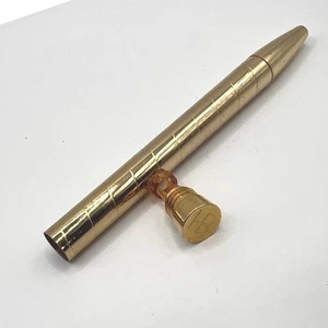 Lápiz delineador vintage Helena Rubinstein HR tono dorado metal retráctil cosméticos - Imagen 1 de 7