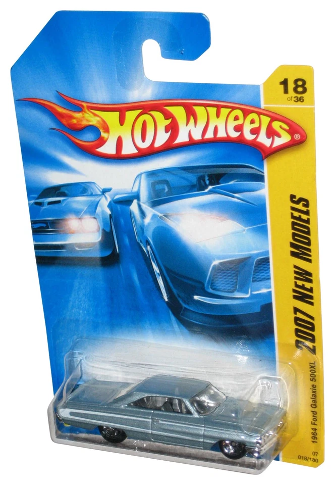 Hot Wheels 2007 New Models 18/36 (2006) Light Blue 1964 Ford Galaxie 500XL Car 0 - Image 1 of 1