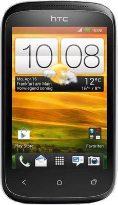HTC Desire C Smartphone 3,5 Zoll HVGA-Touchscreen 4GB Stealth Black "gebraucht" - Bild 1 von 2