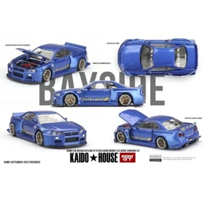 Mini GT x Kaido House Nissan Skyline GT-R (R34) Kaido Works Shinjuku V2 1:64 - Picture 1 of 1