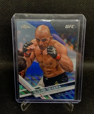 2017 Topps Chrome UFC - Glover Teixeira #40 Blue Wave Refractor /75 - Image 1 of 2