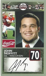 Tarjeta John Moffitt Wisconsin 2011 Senior Bowl - Imagen 1 de 1