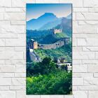 Wandbilder Glasbild Die Architektur der Groen Mauer in China 50x100
