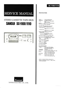 Service Manual-Anleitung für Sansui SC-1100,SC-1110 - Bild 1 von 1