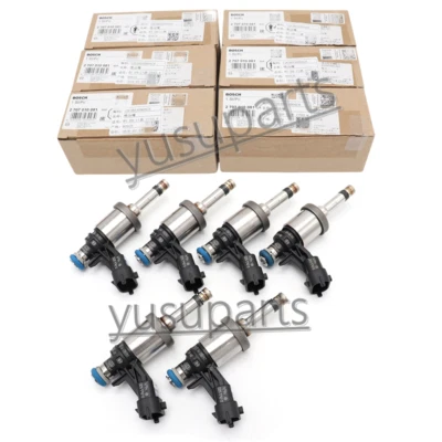 6x Bosch Fuel Injectors 12638530 For GM Chevrolet Camaro Traverse GMC Acadia 3.6 - Imagem 1 de 4
