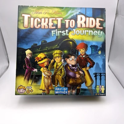 TICKET TO RIDE FIRST JOURNEY Board Game for KIDS 100% COMPLETE 2018 AWARD WINNER - Image 1 of 4