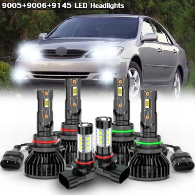 Combo de faros LED altos bajos + focos antiniebla 6000K para Toyota Avalon 2000-2007 Foto 1 de 4