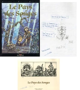 SEGUR LEGENDES DES CONTRÉES OUBLIEES PAYS DES SONGES DESSIN ORIGINAL+EX-LIBRIS - Imagen 1 de 2