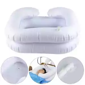Inflatable Portable Basin Sink Hair Washing Aids in Bed Travel indoor UK - Picture 1 of 10