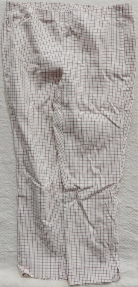 CALÇA LOUNGE J.JILL Feminina Tamanho 14 Bolsos Xadrez com Zíper Puxador - Imagem 1 de 4