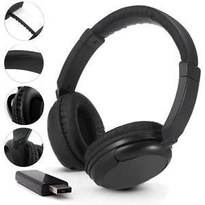 Wireless Kopfhörer für TV PC mit USB Transmitter 3,5mm & Cinch Kabelgebunden Headset Z8Q0 - Bild 1 von 12