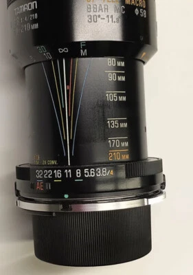 Tamron 80-210MM CF Tele Macro BBAR MC 58 mm Lens  Skylight Filter 1A - Image 1 of 4