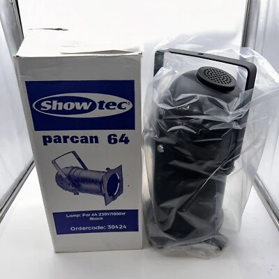 Showtec ParCan 64 Long Nose Black Stage Light 240v 1000w 30424 - Image 1 of 4