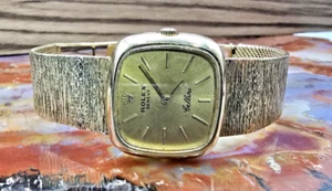 Rolex Cellini 632 14k Solid Gold Ladies Watch W/Band Extension 48.6g Low Price - Picture 1 of 16
