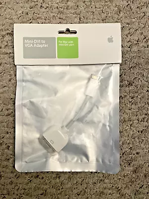 Genuine Apple Mini-DVI To VGA Adapter for Apple Mac Monitor  - Image 1 of 2