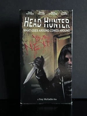 Head Hunter VHS RARE Horror VHS Dead Alive Productions SOV Shot On Video Vintage - Image 1 of 4