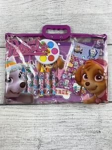 Nickelodeon Paw Patrol 12 Stück Farbe & Farbe Kunsthandwerk Tragetasche Set-NEU - Bild 1 von 6