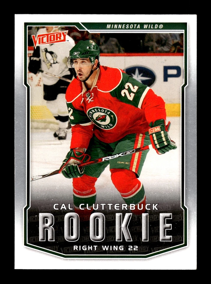 5-01-04 PWE . 2007-08 victory upper deck rc rookie #302 cal clutterbuck - Image 1 of 2