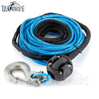 Fit Hawse Fairlead Utv/Atv 1/4" X 50' 10000Lbs Synthetic Winch Rope Hook Stopper