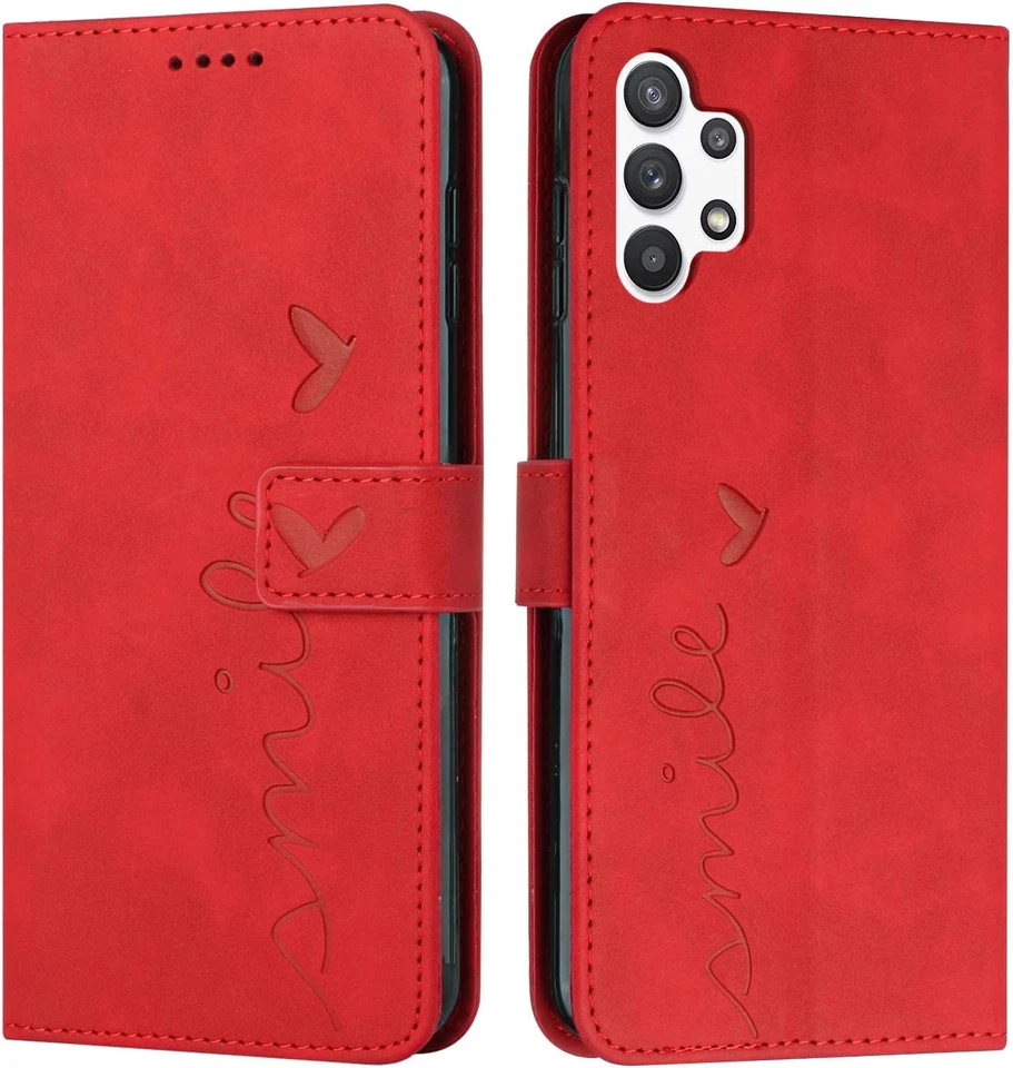 EATCYE Cover per Samsung Galaxy A32 5G Flip Libro Libretto Custodia in Pelle PU