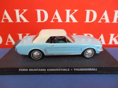 Die cast 1/43 Modellino Auto 007 James Bond Ford Mustang Azzurra Thunderball - Immagine 1 di 4