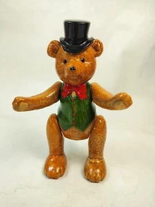 Oso musical Schmid Gordon Fraser 1983 vintage con brazos y piernas móviles - Imagen 1 de 8
