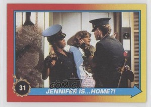 1989 Topps Back to the Future Part II Jennifer isHome?! #31 zg6