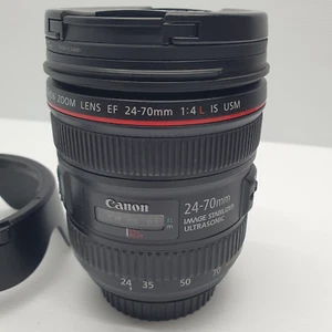 Canon EF 24-70mm f/4 L IS USM Macro Lens - FREE SHIPPING - Picture 1 of 6