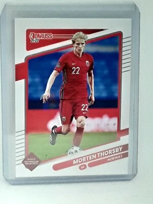 Morten Thorsby 2021-22 Donruss Road To Qatar Soccer - #105 - Norway - Image 1 of 2
