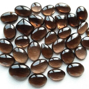 Natural Smokey Quartz Gemstone Loose Meditation Cabochon - Picture 1 of 2