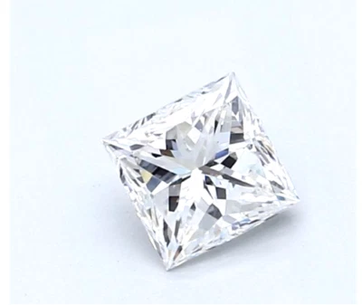 1CT Loose Diamond Natural Princess Cut Square Brilliant G-VS2 GIA Certified - Image 1 of 4